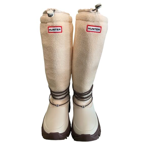 Hunter Wanderer Fleece Waterproof Tall Boot - size 6 - R1 - Picture 7 of 11